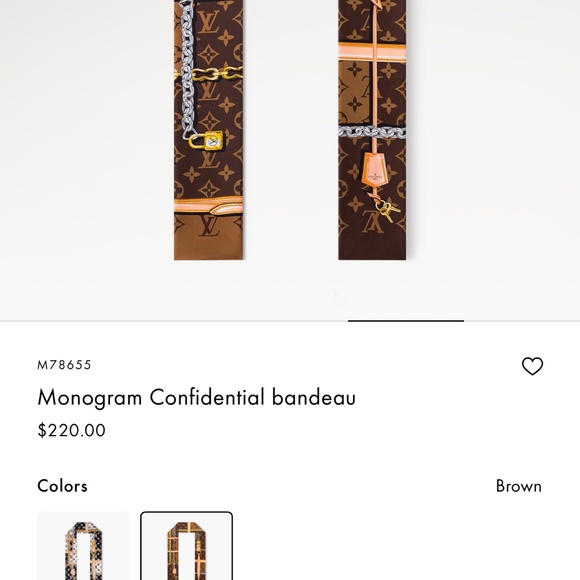 Louis Vuitton bandeau - Picture 6 of 6